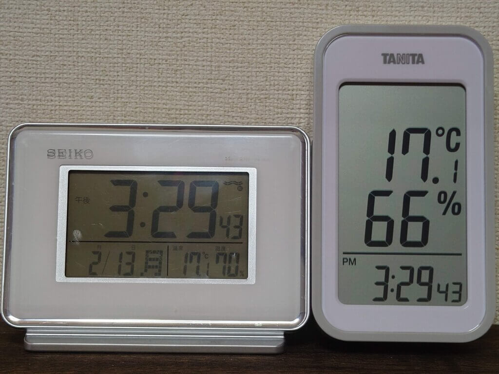 温度計の誤差チェック